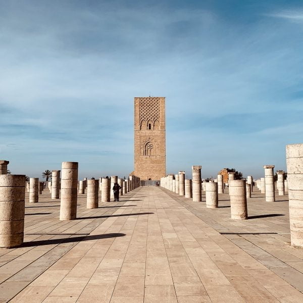 The Hassan Tower in Rabat Morocco